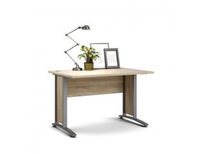 Psací stůl Office 80400/70 dub sonoma/silver grey