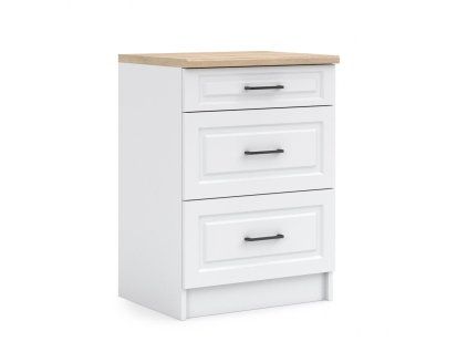 Kuchyňská skříňka Irma SZ60-3SZ bílá MAT