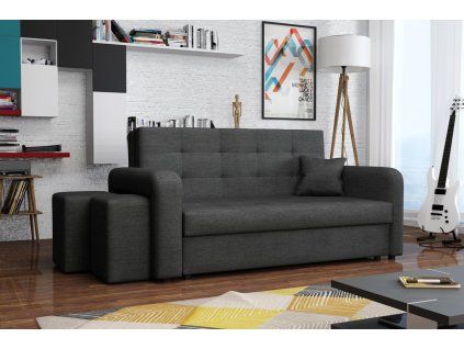 Pohovka Vivian Home III tmavě šedá