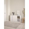 Komoda Simplicity 207 bílý lesk