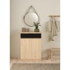 Botník Simplicity 209 jackson hickory/černý mat