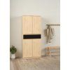 Botník Simplicity 210 jackson hickory/černý mat