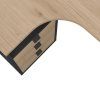 Psací stůl rohový Sigal 600/03 šedá/jackson hickory