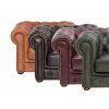 Pohovka Chesterfield Classic 2 kůže hnědá