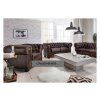 Sedací souprava Chesterfield Lord 3+2+1 kůže hnědá