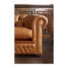 Sedací souprava Chesterfield Lord 3+2+1 kůže koňak