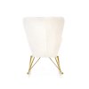 LIBERTO houpací křeslo krémové