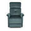 SEMIR polohovací křeslo tmavě zelené