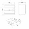 Komoda Simplicity 235 černý MAT